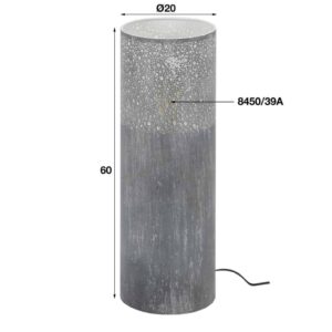 Vloerlamp Cylinder Punch - 60cm