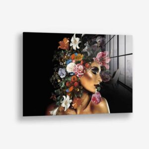 Flower Woman - Glass
